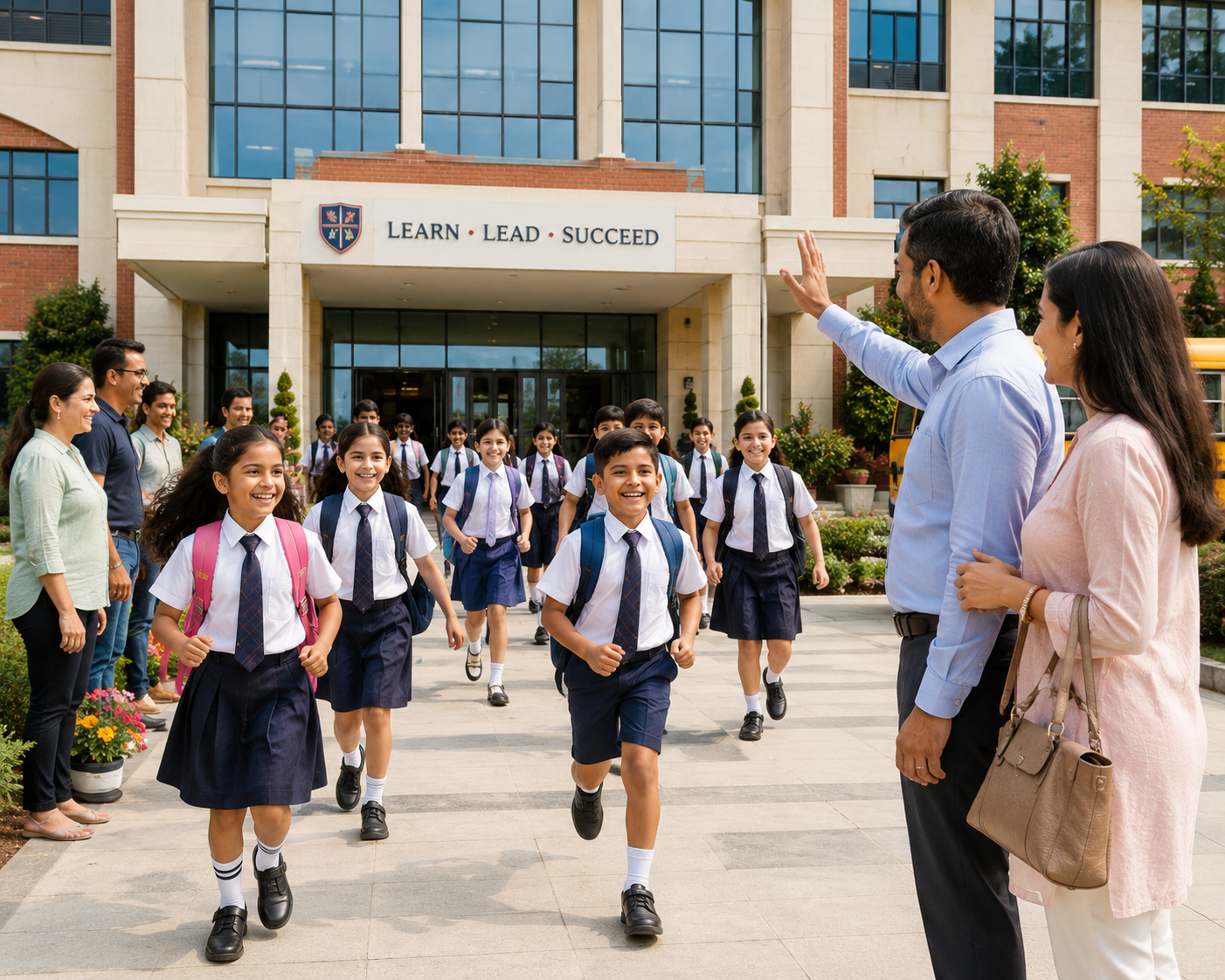 More admission due to social media marketing and happy kids coming out of school.